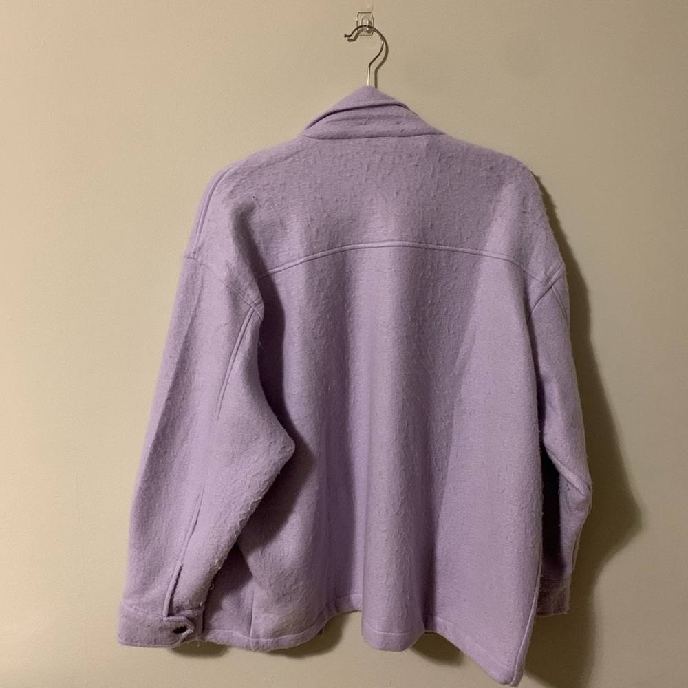 lilac shacket - Picture 2 of 3